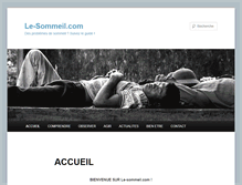 Tablet Screenshot of le-sommeil.com